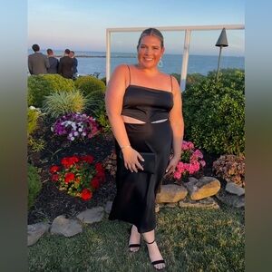 Abercrombie Black Silk Dress